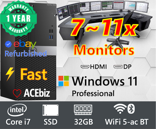 Dell 11x monitor trading - i7,